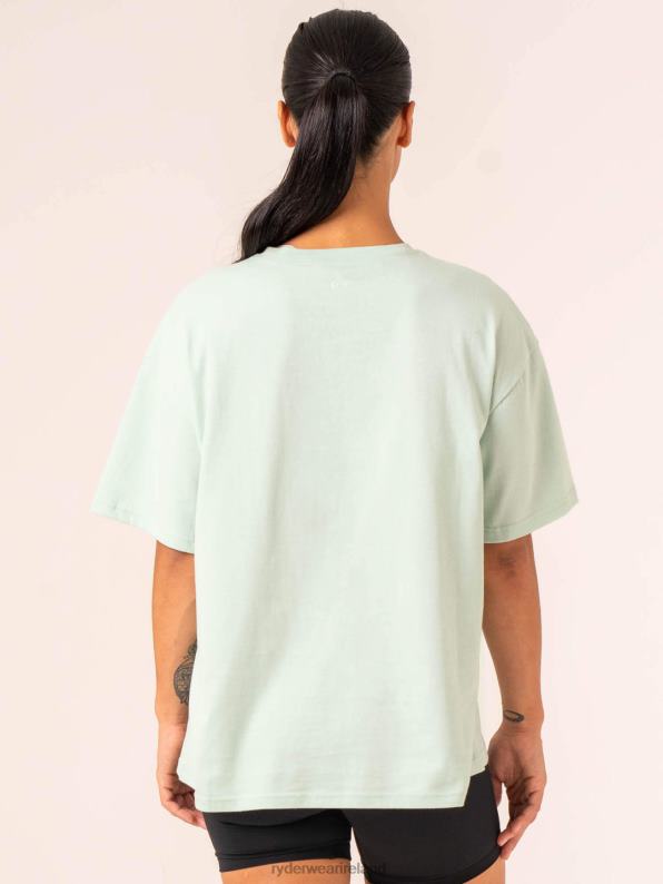 Ryderwear Retro Oversized T-Shirt Mint Women Clothing 4Z2T751