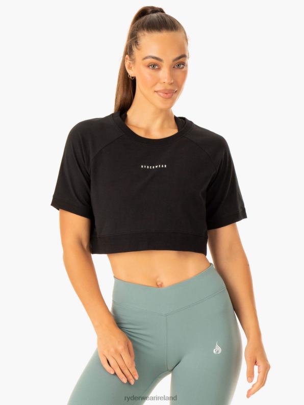 Ryderwear Revival Cotton T-Shirt Black Women Clothing 4Z2T901