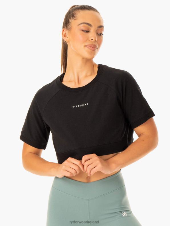 Ryderwear Revival Cotton T-Shirt Black Women Clothing 4Z2T901