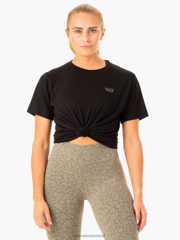 Ryderwear Rotation T-Shirt Black Women Clothing 4Z2T861