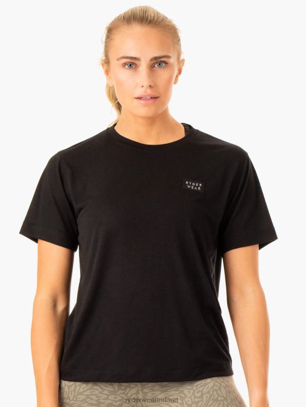 Ryderwear Rotation T-Shirt Black Women Clothing 4Z2T861