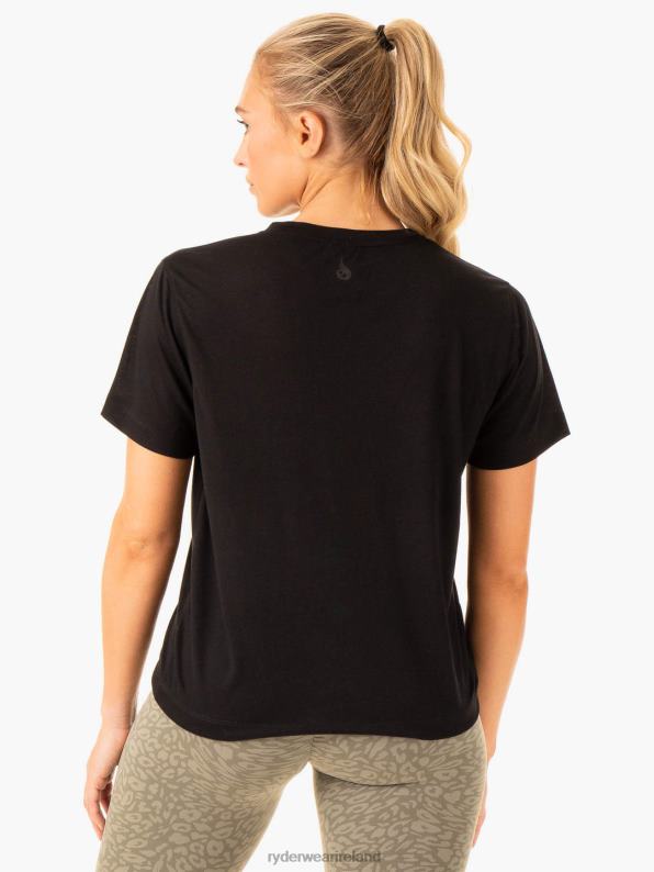 Ryderwear Rotation T-Shirt Black Women Clothing 4Z2T861