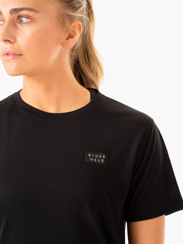 Ryderwear Rotation T-Shirt Black Women Clothing 4Z2T861