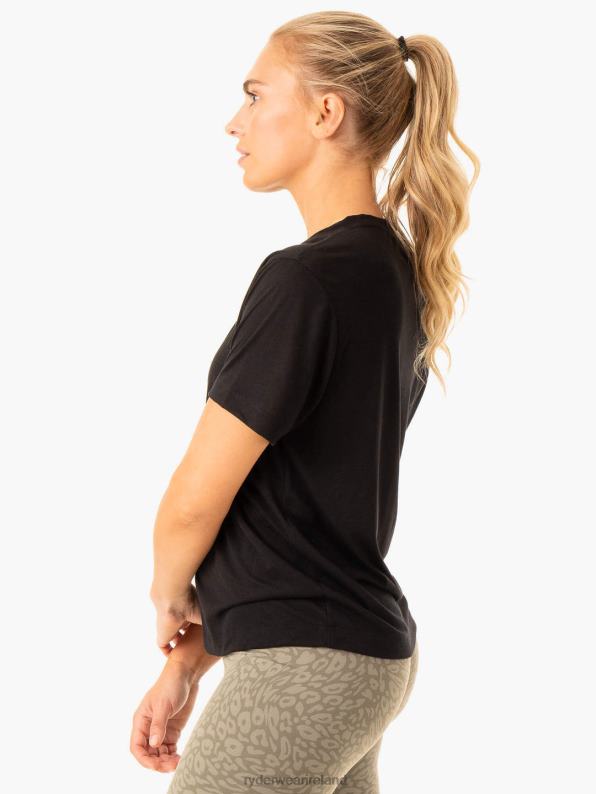 Ryderwear Rotation T-Shirt Black Women Clothing 4Z2T861