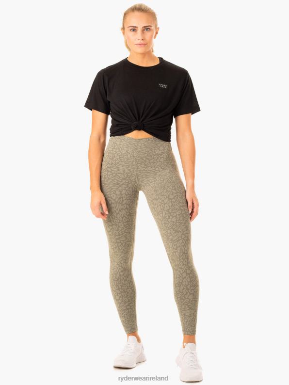 Ryderwear Rotation T-Shirt Black Women Clothing 4Z2T861