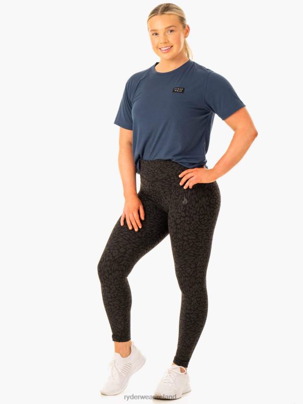 Ryderwear Rotation T-Shirt Navy Women Clothing 4Z2T860