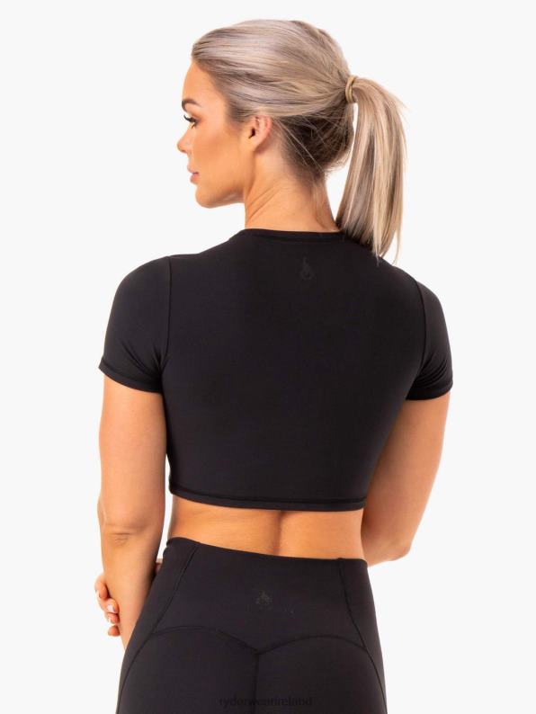 Ryderwear Sola Fitted T-Shirt Black Women Clothing 4Z2T1015
