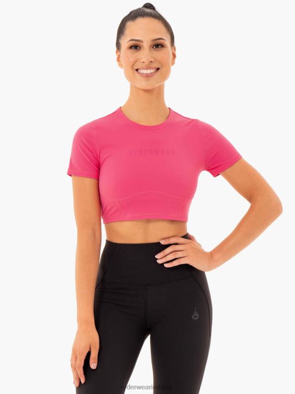 Ryderwear Sola Fitted T-Shirt Pink Women Clothing 4Z2T1014