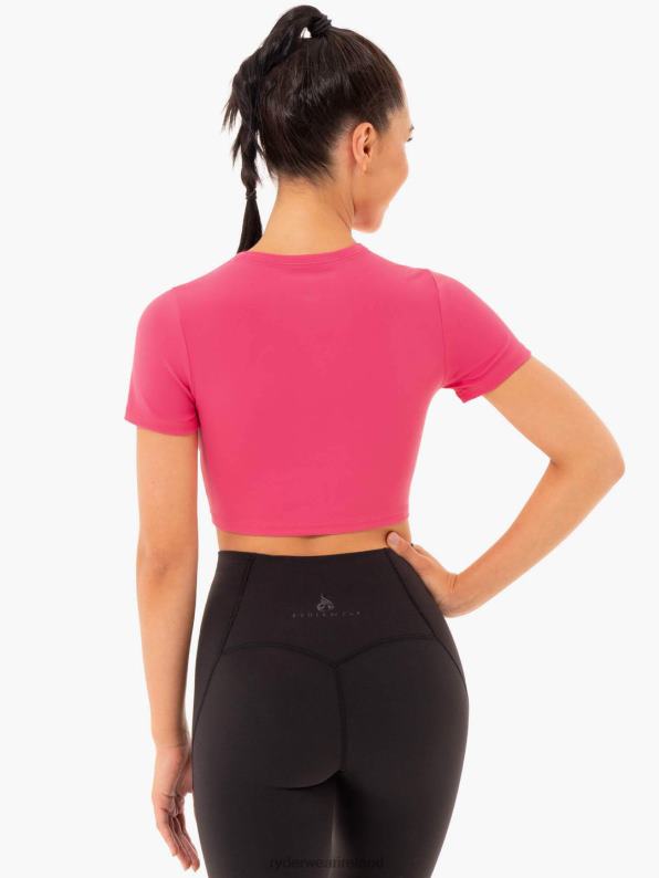 Ryderwear Sola Fitted T-Shirt Pink Women Clothing 4Z2T1014