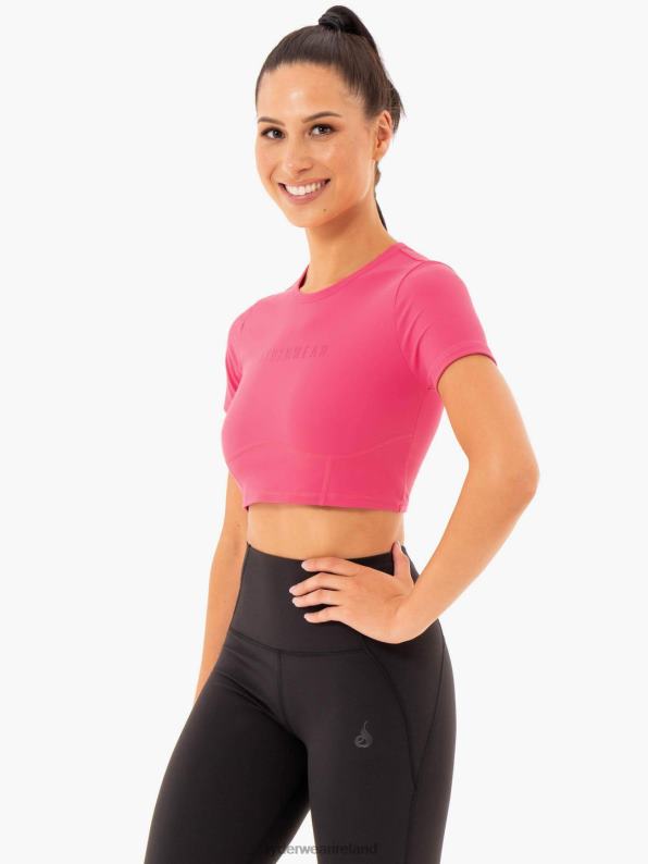 Ryderwear Sola Fitted T-Shirt Pink Women Clothing 4Z2T1014