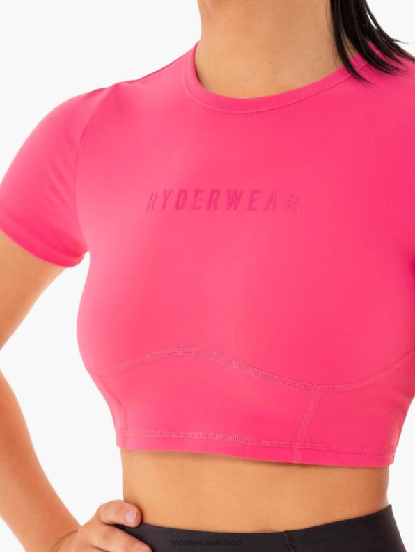 Ryderwear Sola Fitted T-Shirt Pink Women Clothing 4Z2T1014