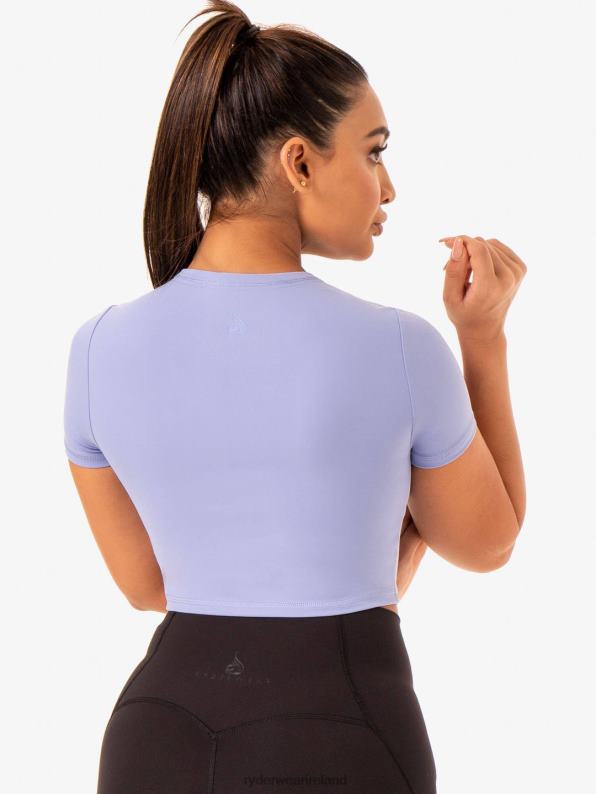 Ryderwear Sola Fitted T-Shirt Purple Women Clothing 4Z2T1012