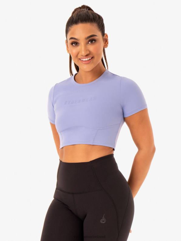 Ryderwear Sola Fitted T-Shirt Purple Women Clothing 4Z2T1012