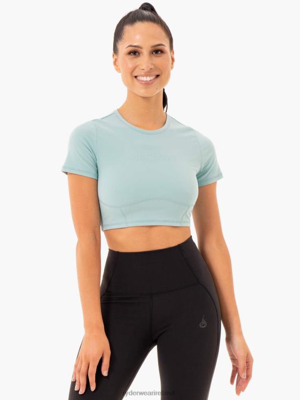 Ryderwear Sola Fitted T-Shirt Seafoam Blue Women Clothing 4Z2T1013