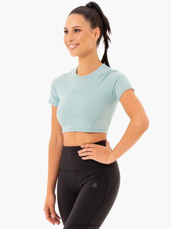 Ryderwear Sola Fitted T-Shirt Seafoam Blue Women Clothing 4Z2T1013