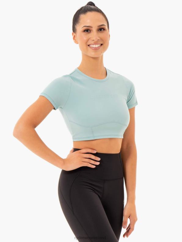Ryderwear Sola Fitted T-Shirt Seafoam Blue Women Clothing 4Z2T1013