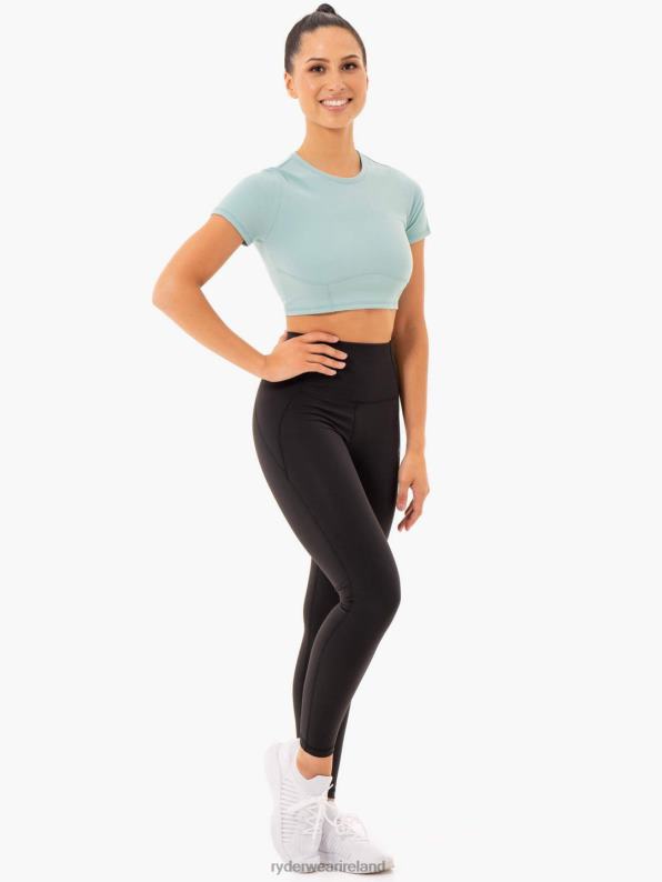 Ryderwear Sola Fitted T-Shirt Seafoam Blue Women Clothing 4Z2T1013