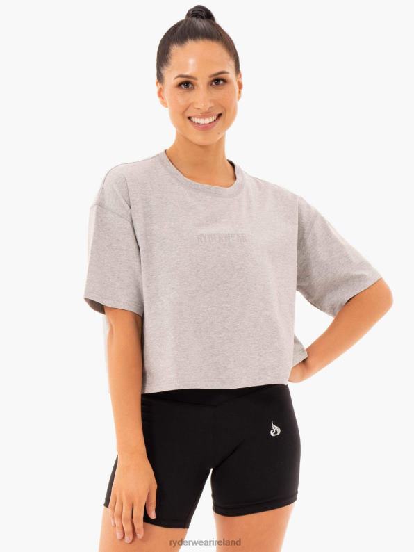Ryderwear Studio T-Shirt Grey Marl Women Clothing 4Z2T997