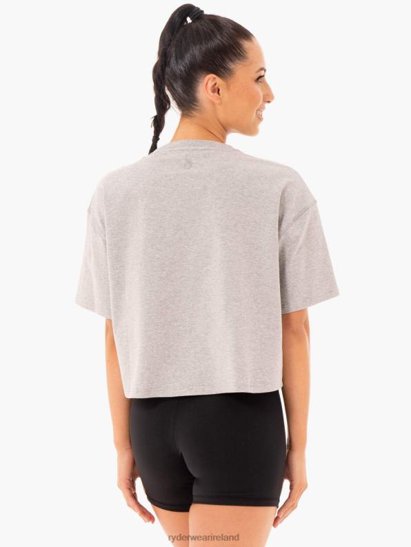Ryderwear Studio T-Shirt Grey Marl Women Clothing 4Z2T997