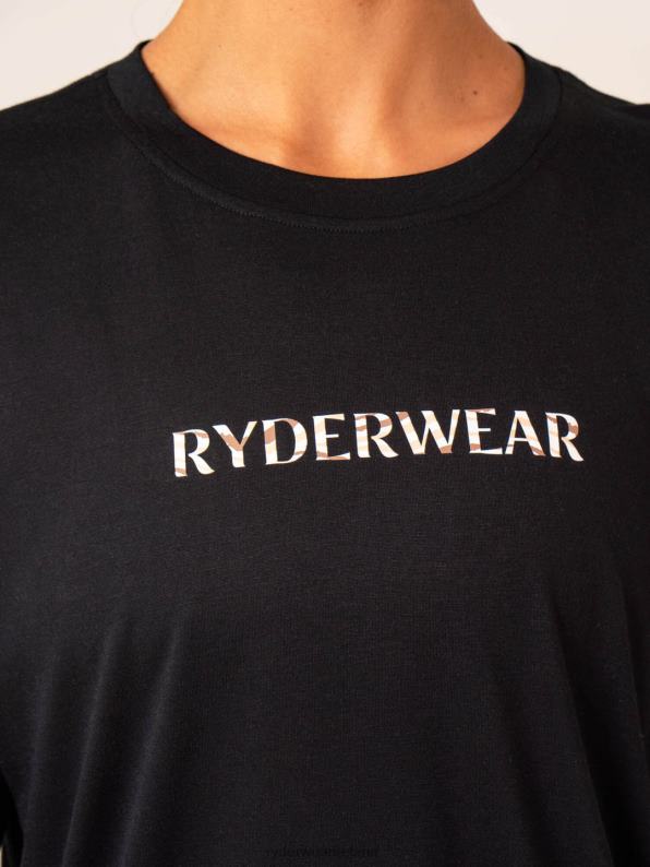 Ryderwear Unstoppable Oversized T-Shirt Black Women Clothing 4Z2T792