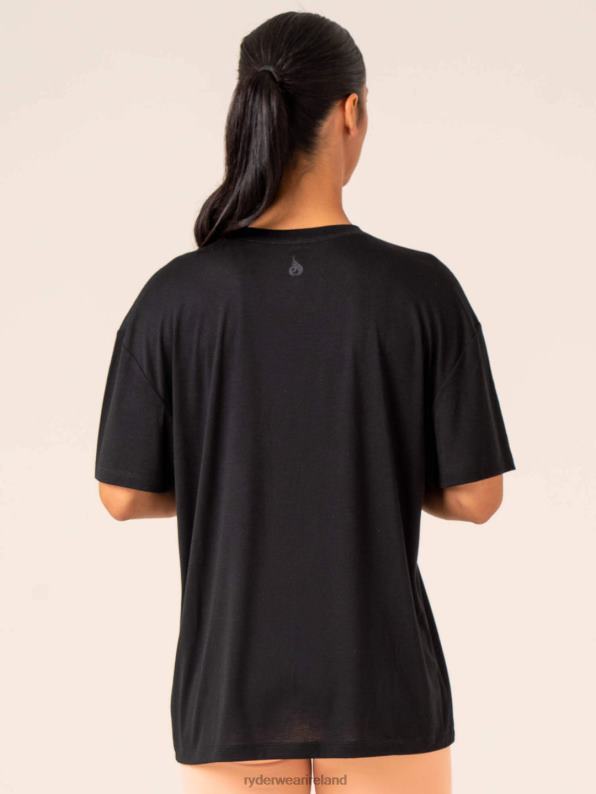Ryderwear Unstoppable Oversized T-Shirt Black Women Clothing 4Z2T792
