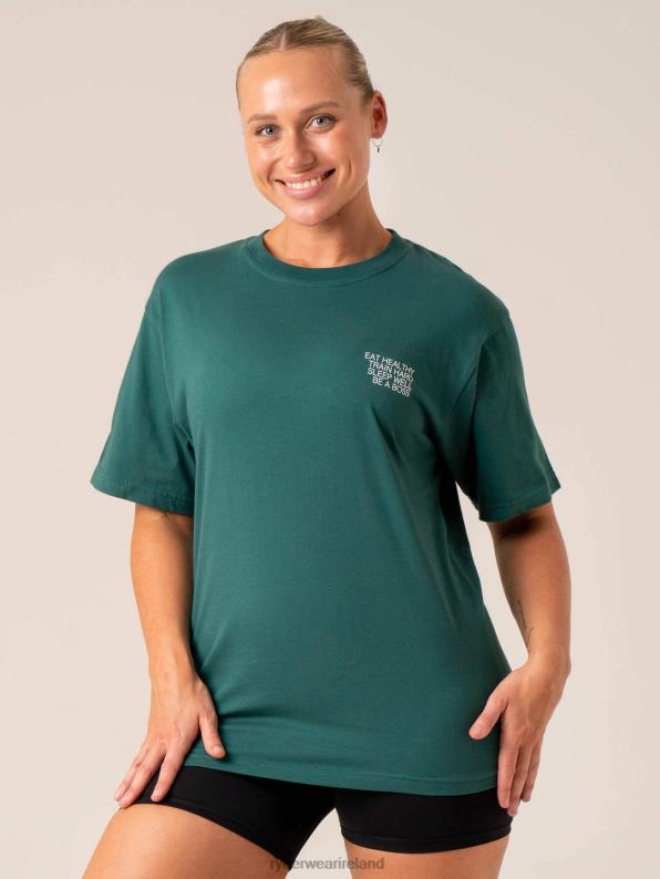 Ryderwear Wellness T-Shirt Forest Green Women Clothing 4Z2T799