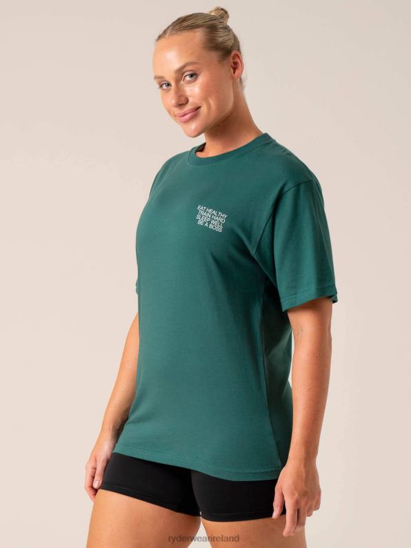 Ryderwear Wellness T-Shirt Forest Green Women Clothing 4Z2T799