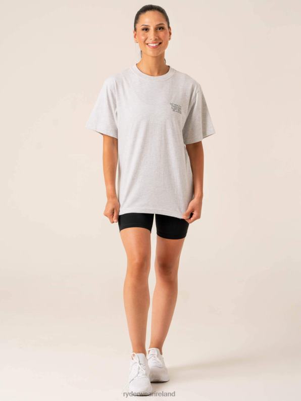Ryderwear Wellness T-Shirt Snow Marl Women Clothing 4Z2T800