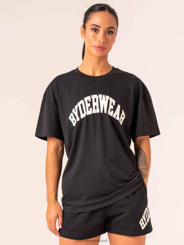 Ryderwear Wocollegiate T-Shirt Black Women Clothing 4Z2T784