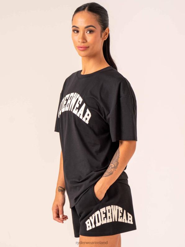 Ryderwear Wocollegiate T-Shirt Black Women Clothing 4Z2T784