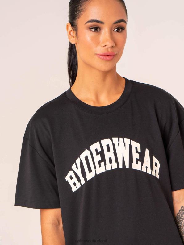 Ryderwear Wocollegiate T-Shirt Black Women Clothing 4Z2T784