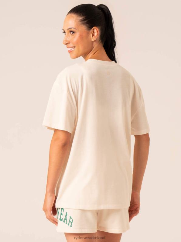 Ryderwear Wocollegiate T-Shirt Chalk Women Clothing 4Z2T783