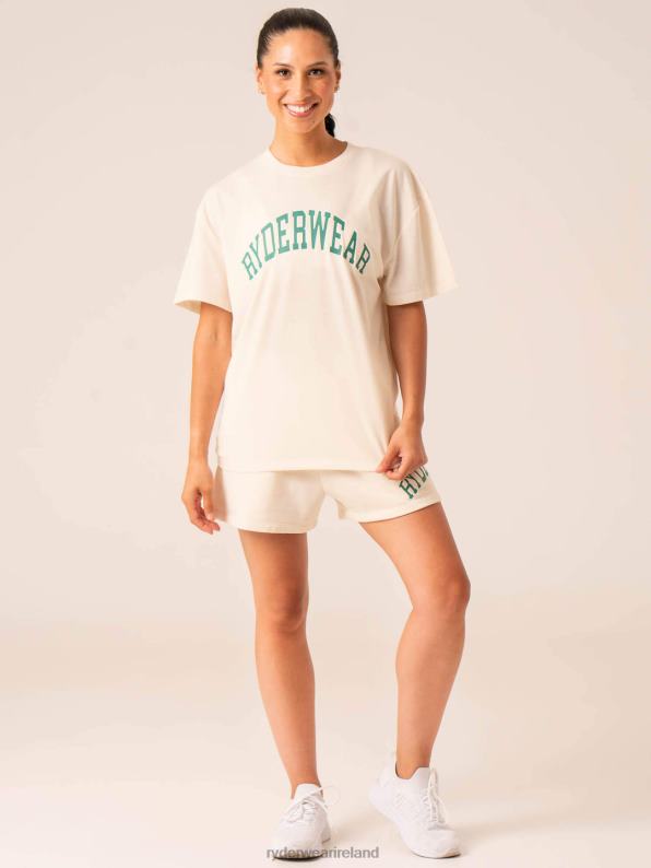 Ryderwear Wocollegiate T-Shirt Chalk Women Clothing 4Z2T783