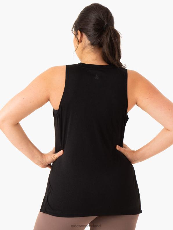 Ryderwear Active Bump Tank Black Women Clothing 4Z2T855