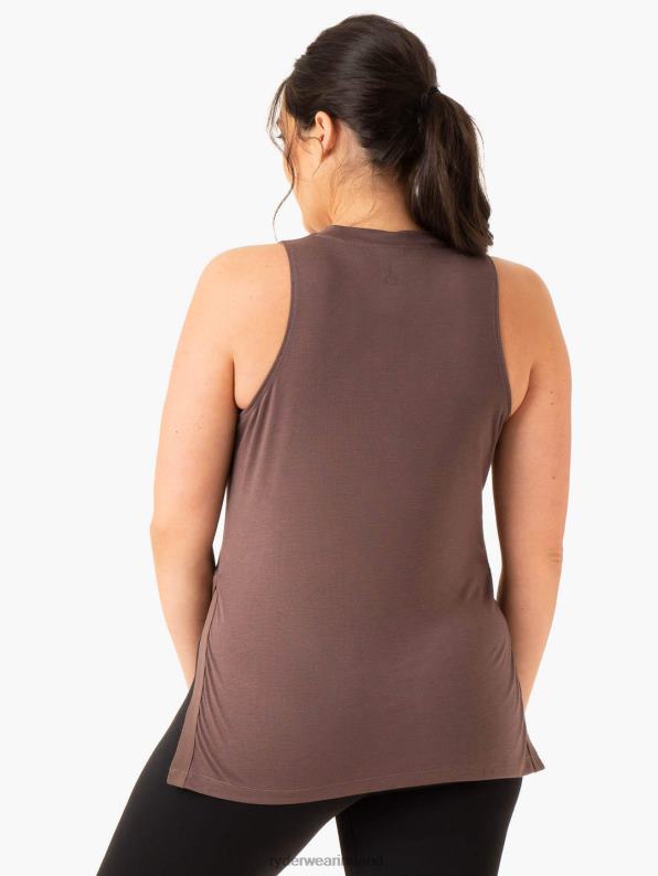Ryderwear Active Bump Tank Chocolate Women Clothing 4Z2T854