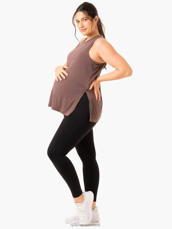 Ryderwear Active Bump Tank Chocolate Women Clothing 4Z2T854