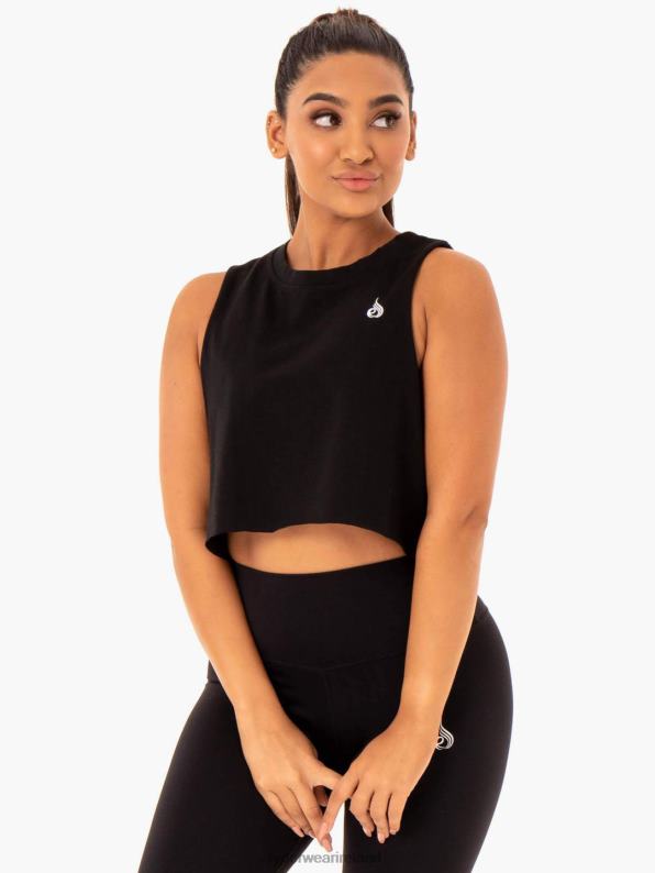 Ryderwear Base Muscle Tank Black Women Clothing 4Z2T999