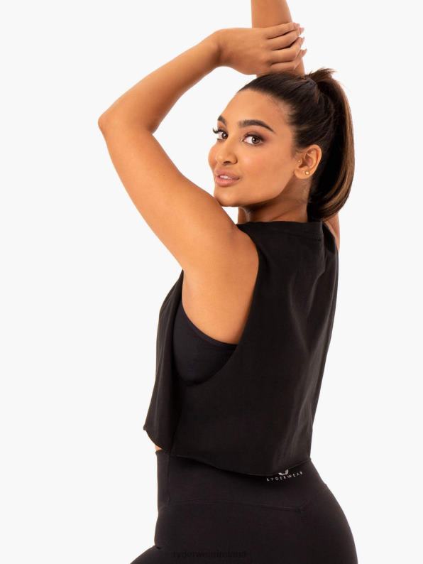 Ryderwear Base Muscle Tank Black Women Clothing 4Z2T999
