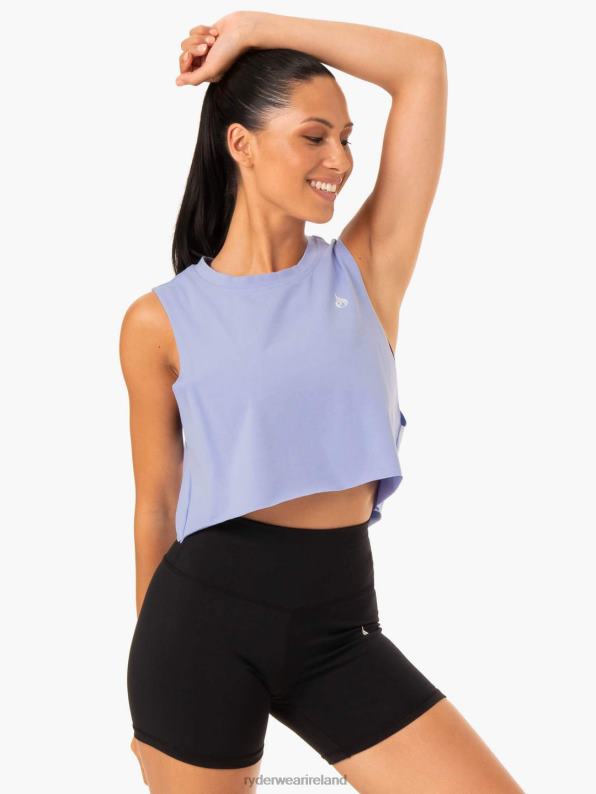 Ryderwear Base Muscle Tank Purple Women Clothing 4Z2T1002