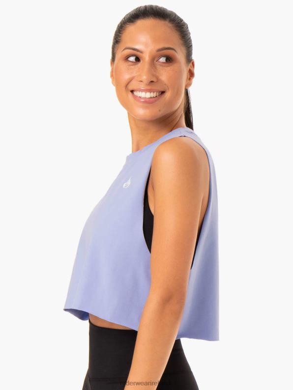 Ryderwear Base Muscle Tank Purple Women Clothing 4Z2T1002