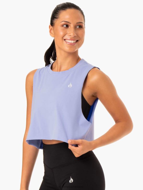 Ryderwear Base Muscle Tank Purple Women Clothing 4Z2T1002