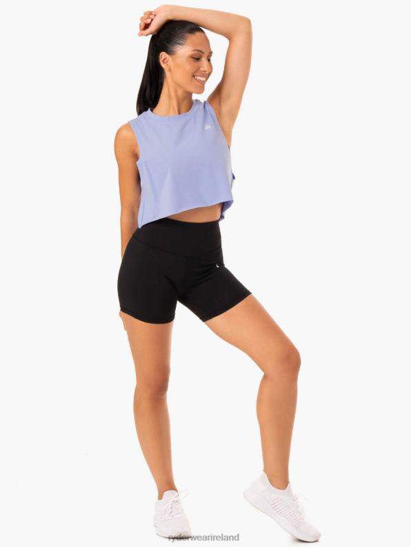 Ryderwear Base Muscle Tank Purple Women Clothing 4Z2T1002