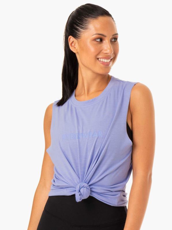 Ryderwear Base Regular Cut Tank Purple Women Clothing 4Z2T1004