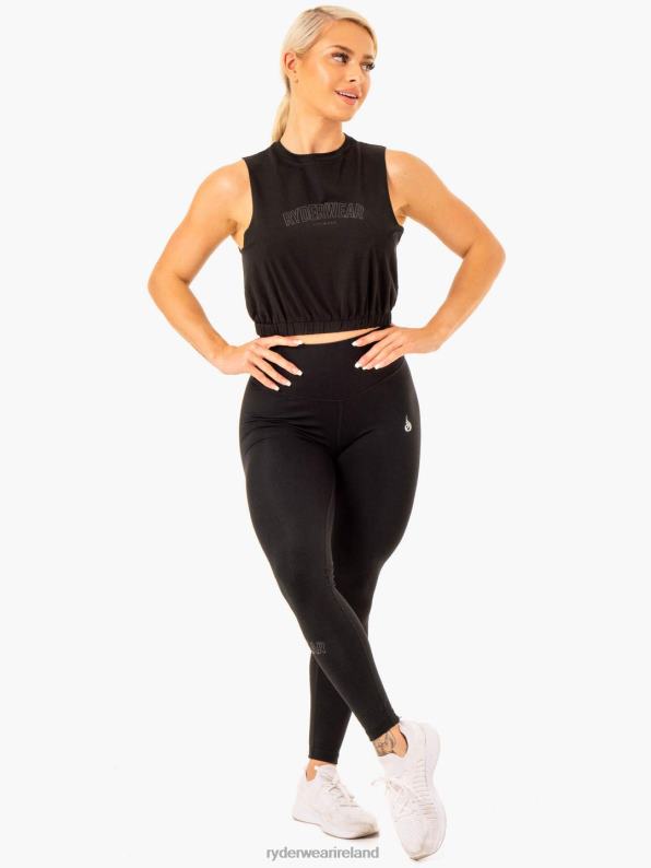 Ryderwear Boxer Muscle Tank Black Women Clothing 4Z2T959