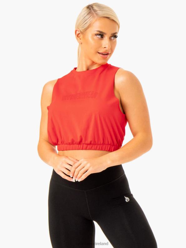 Ryderwear Boxer Muscle Tank Red Women Clothing 4Z2T960