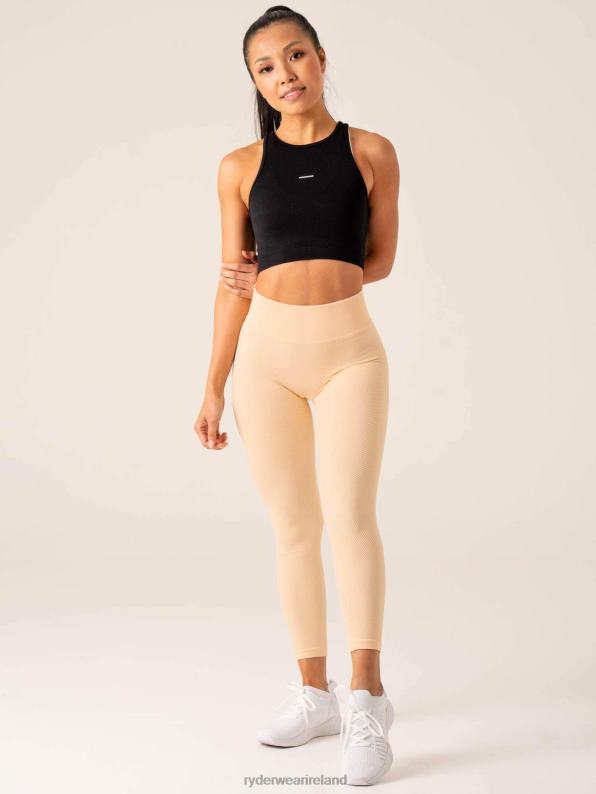 Ryderwear Circuit Rib Seamless Tank Black Women Clothing 4Z2T833