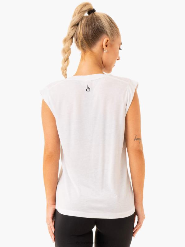 Ryderwear Element Wide Cut Tank White Women Clothing 4Z2T857