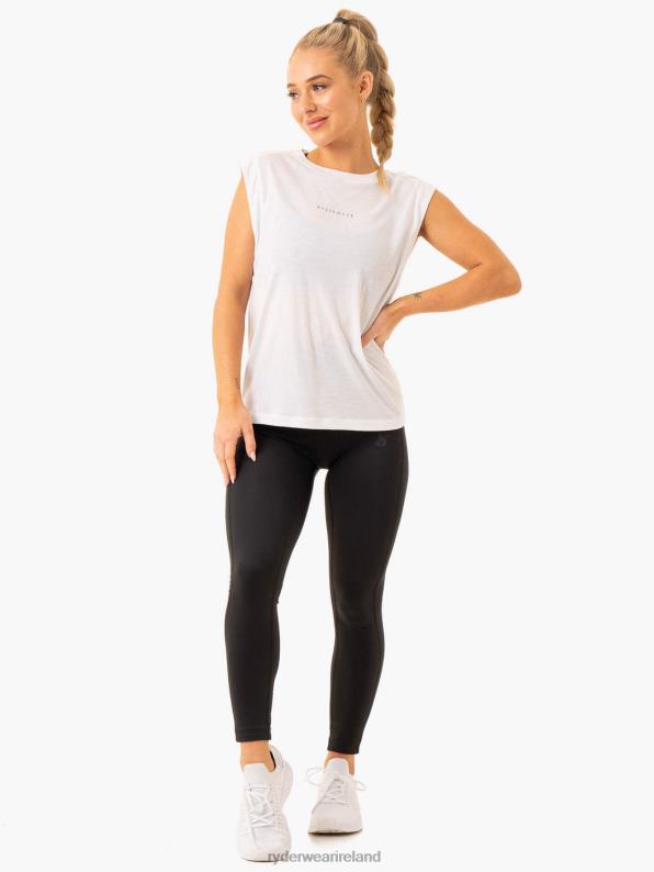 Ryderwear Element Wide Cut Tank White Women Clothing 4Z2T857