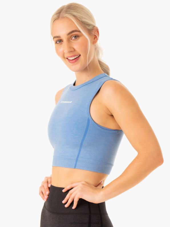 Ryderwear Enhance Seamless Tank Blue Women Clothing 4Z2T902