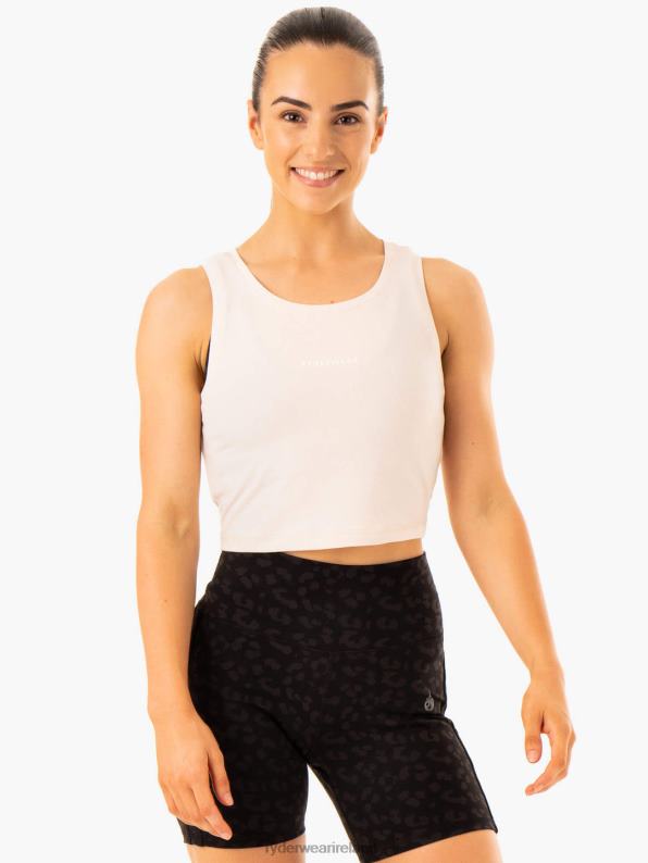 Ryderwear Evolution Cotton Tank Ivory Women Clothing 4Z2T919